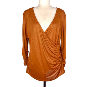 Edit by Jeanne Beker bronze top